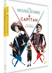Andr Hunebelle:  The Three Musketeers / Captain Blood (Blu-Ray)